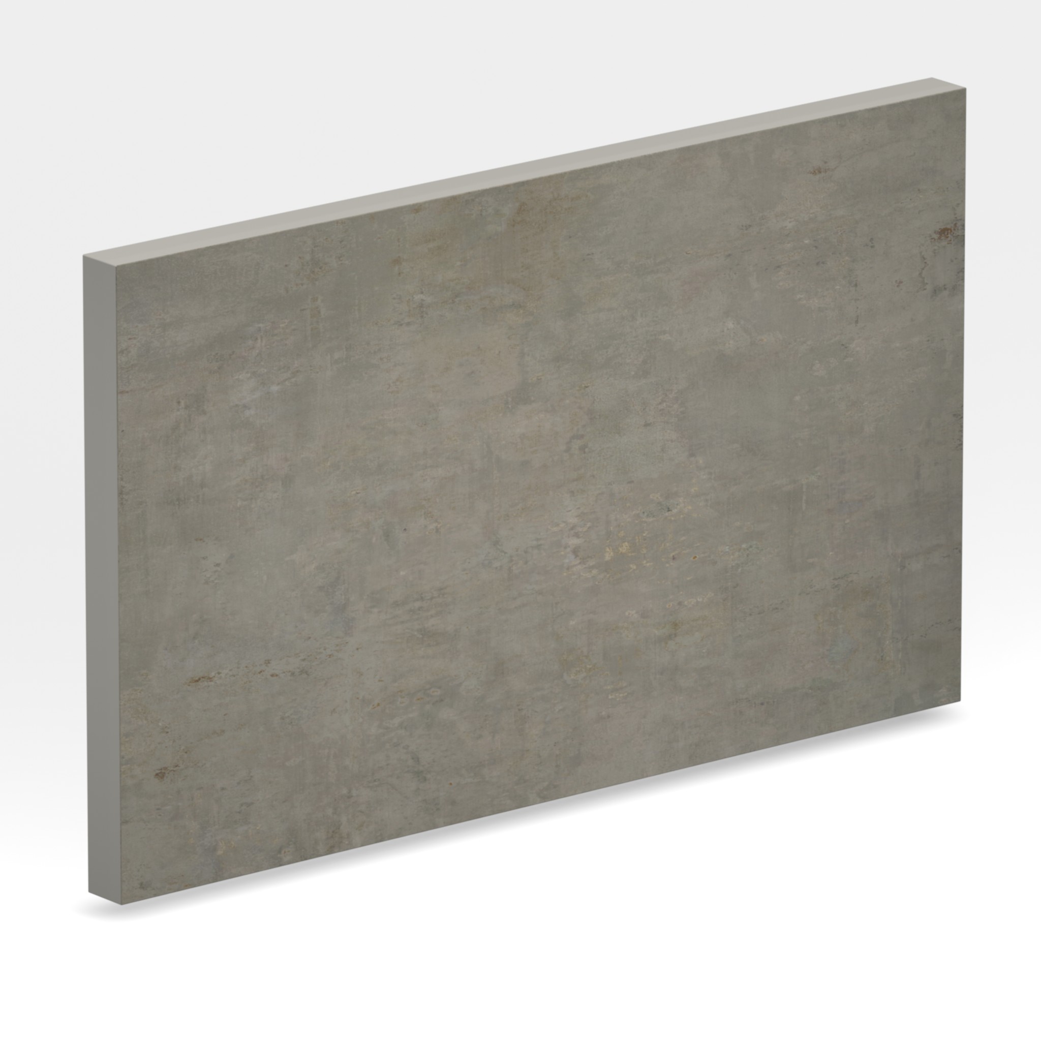Rendu 3D de la tranche du coloris Beton