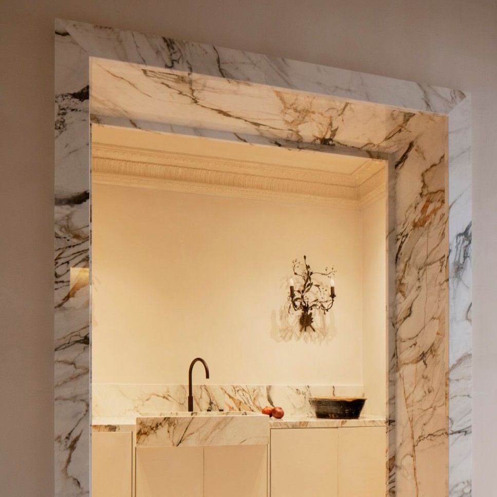 Réalisation n°3 du plan de travail Calacatta Luxe