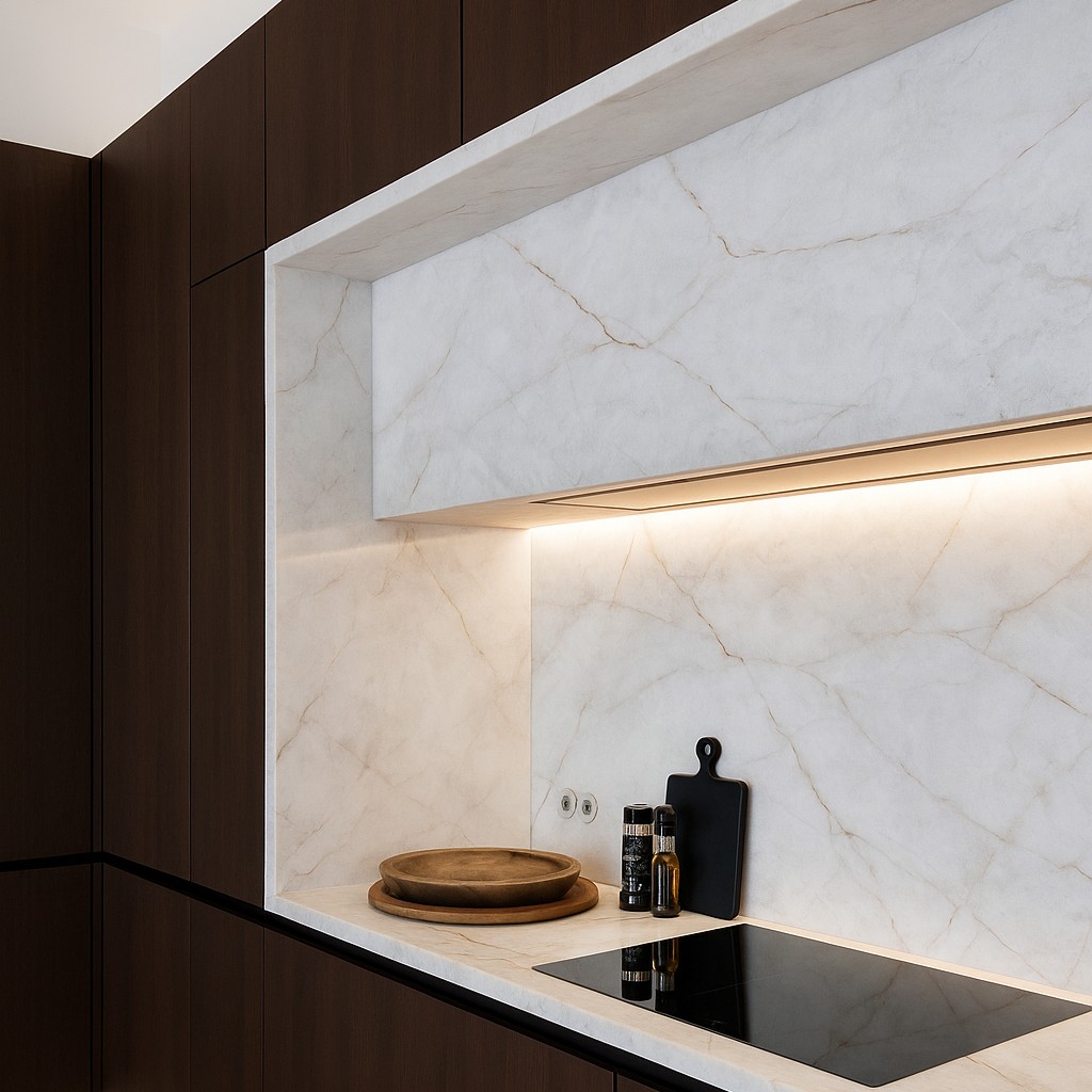 Réalisation n°1 du plan de travail Himalaya Cristal