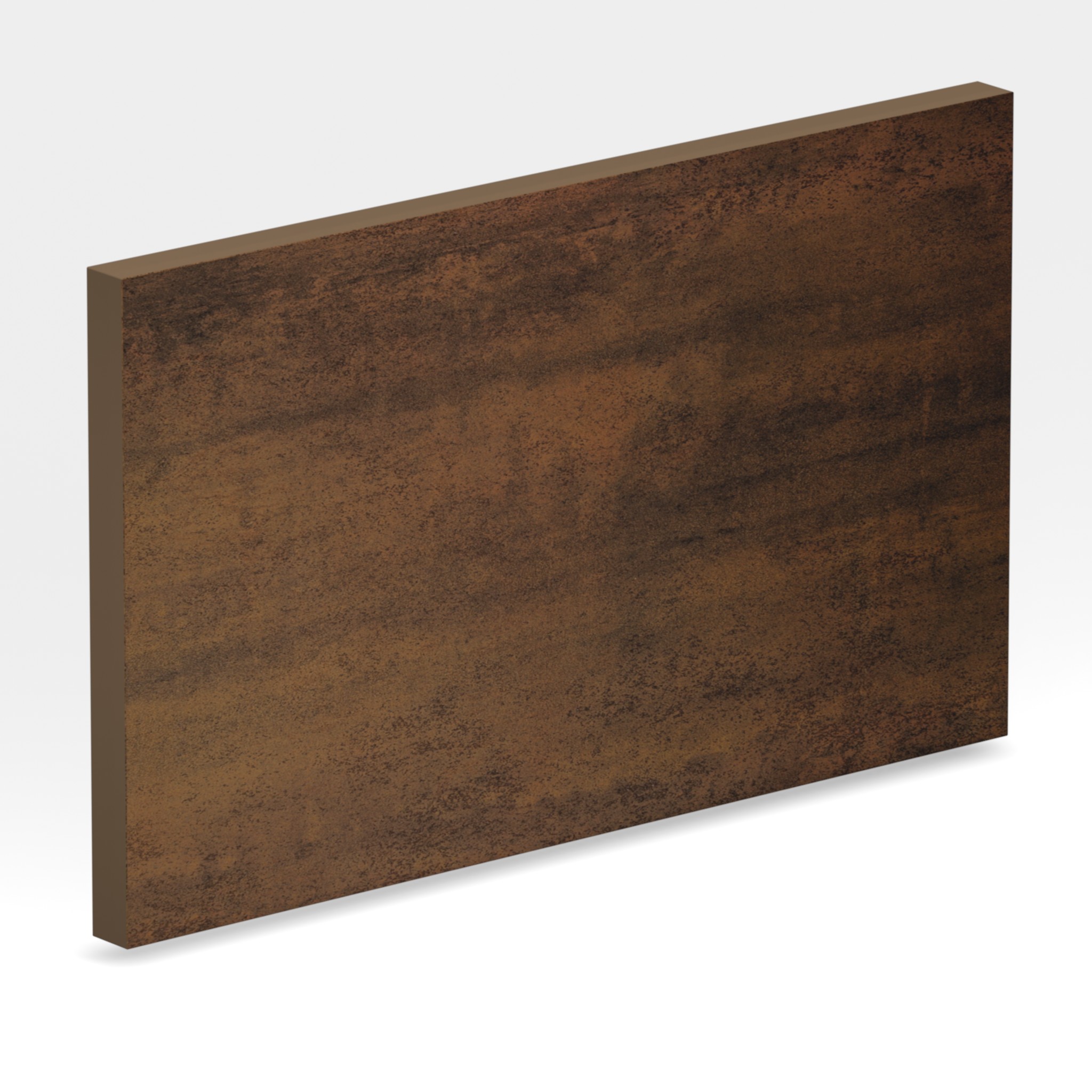 Rendu 3D de la tranche du coloris Iron Corten