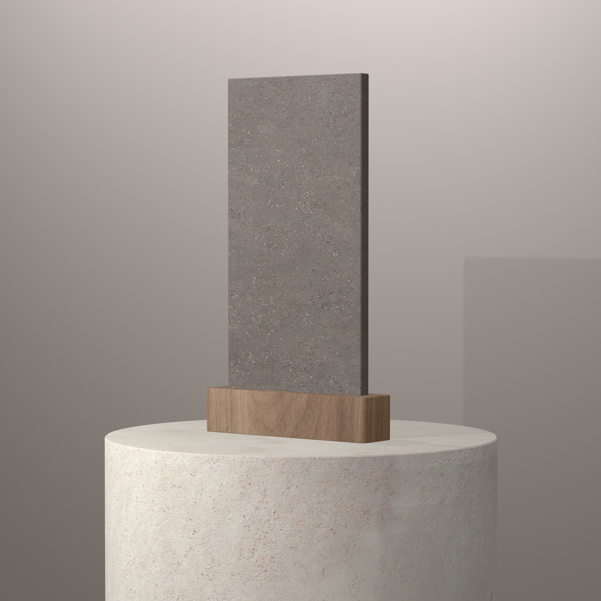 Rendu 3D du coloris Wulong sur piédestal