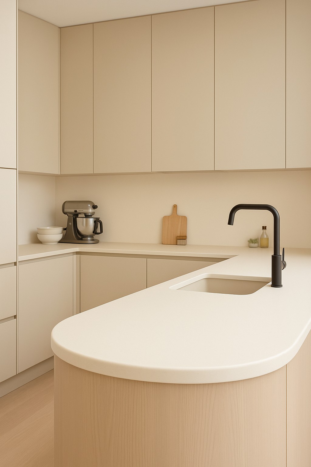 Réalisation n°1 du plan de travail Bisque