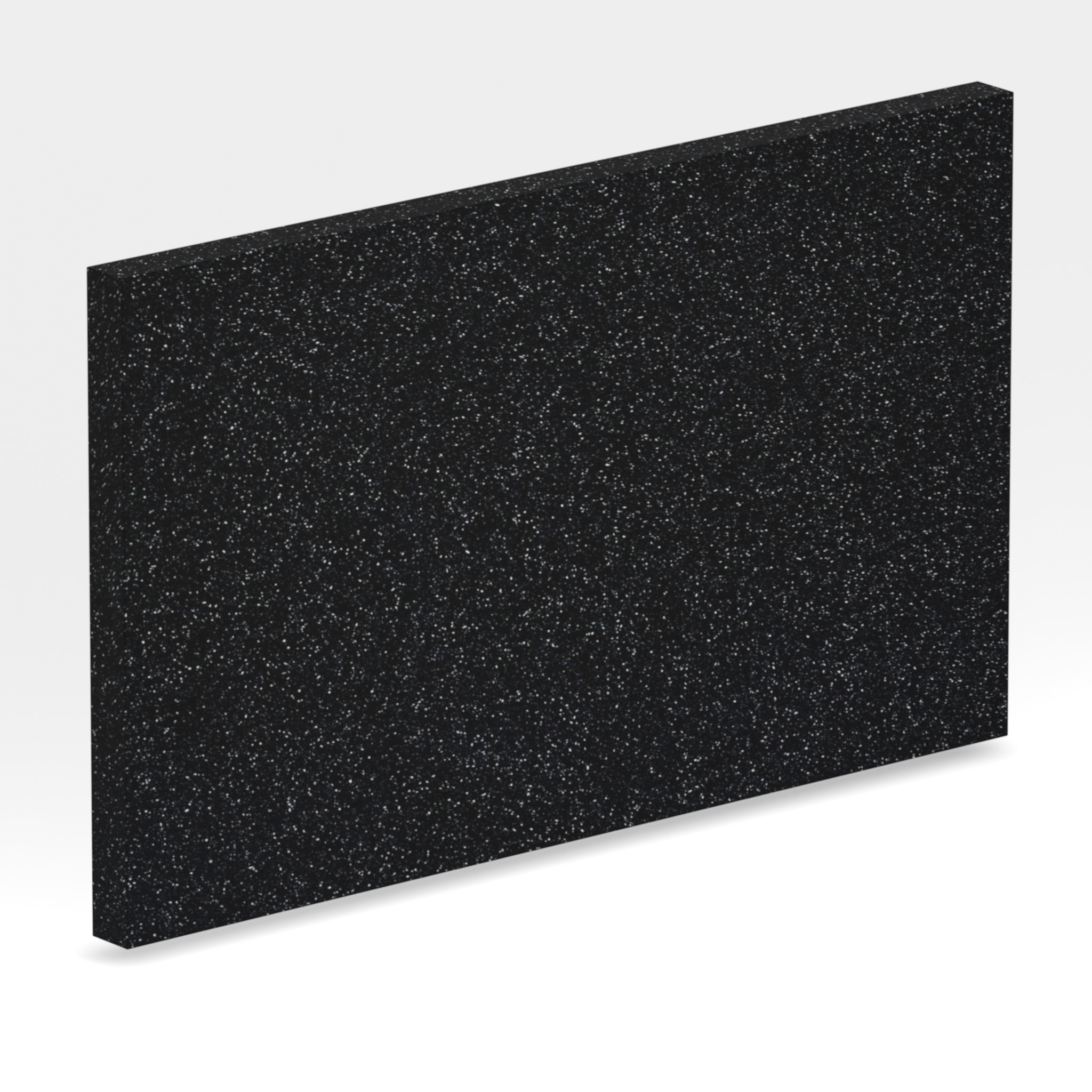 Rendu 3D de la tranche du coloris Deep Black Quartz