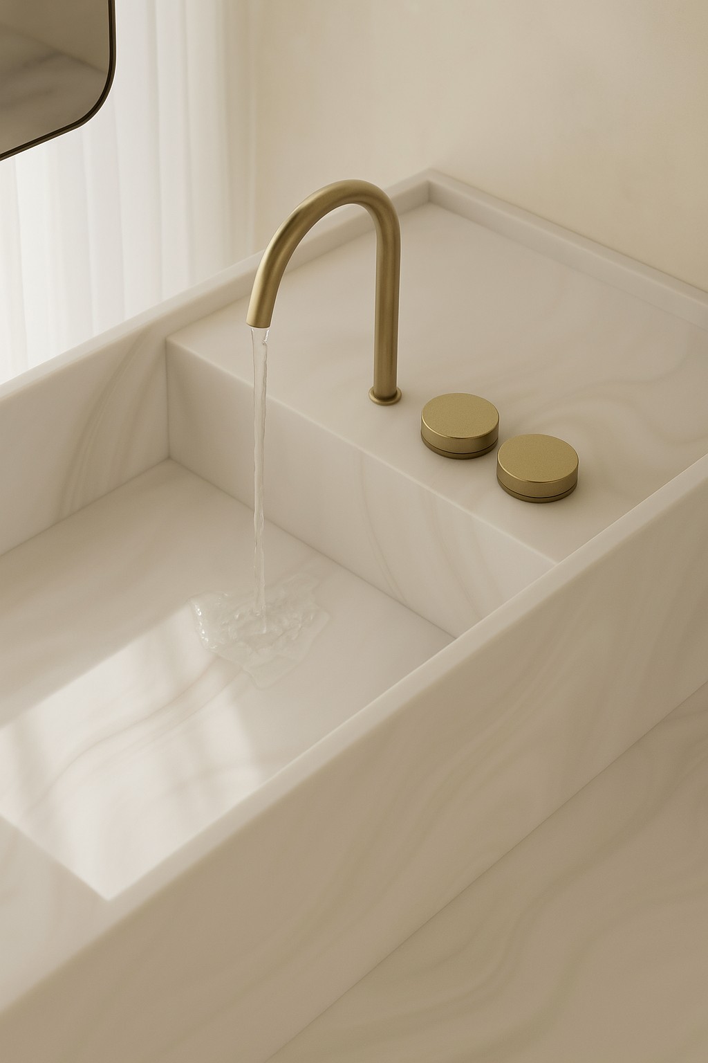 Réalisation n°2 du plan de travail White Onyx