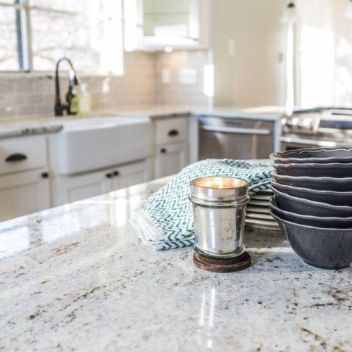 Réalisation n°1 du plan de travail Colonial White