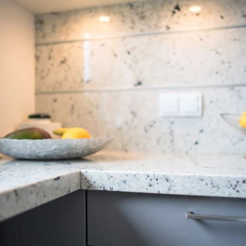 Réalisation n°2 du plan de travail Colonial White