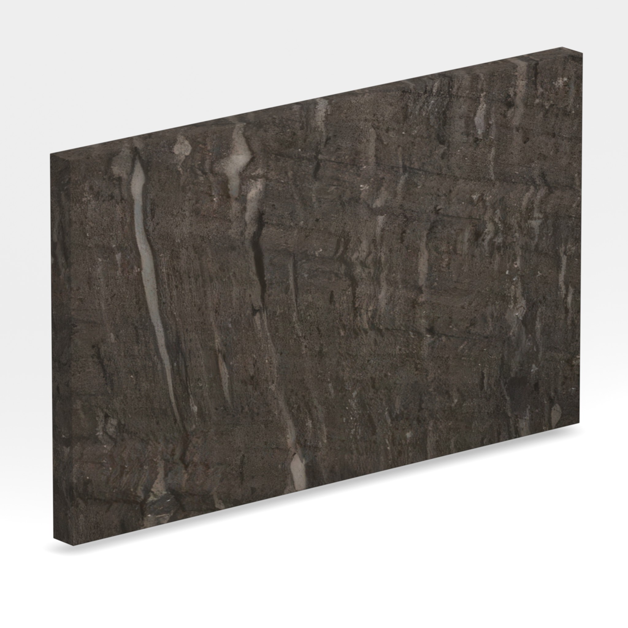 Rendu 3D de la tranche du coloris Brown Silk