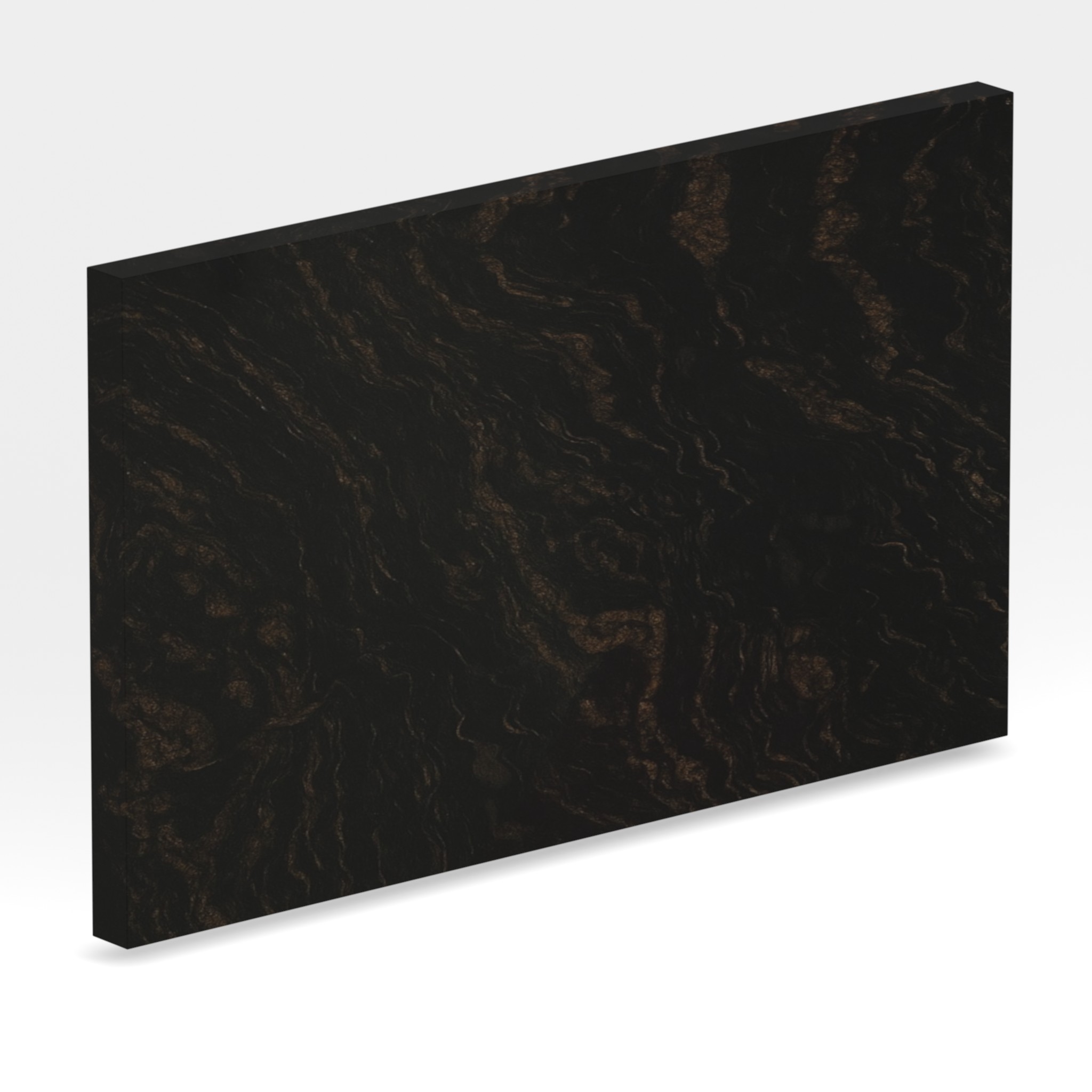 Rendu 3D de la tranche du coloris Titanium Cheyenne Barroco