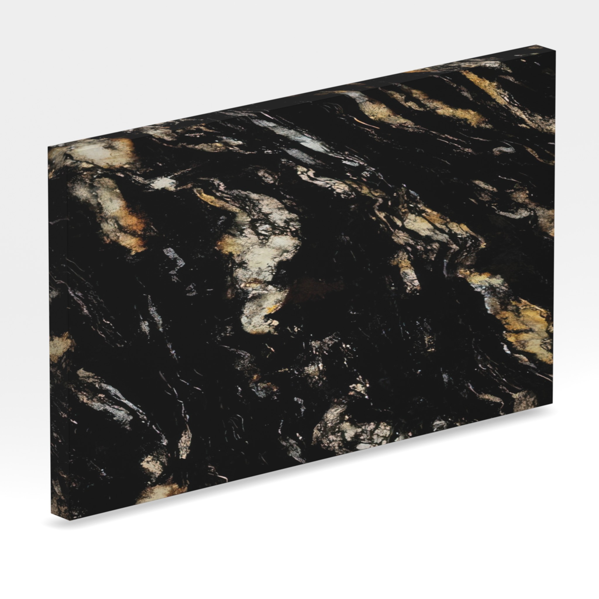 Rendu 3D de la tranche du coloris Titanium Gold