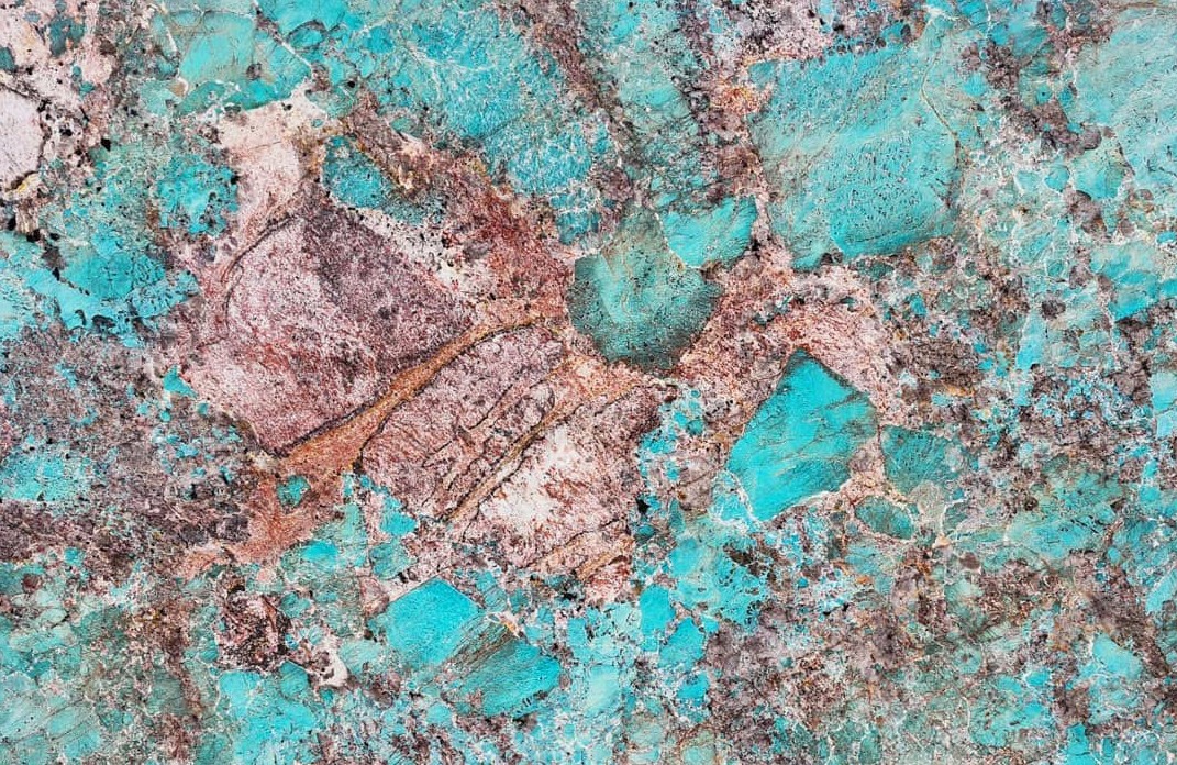 Épaisseur et finition de tranche du coloris Amazonite