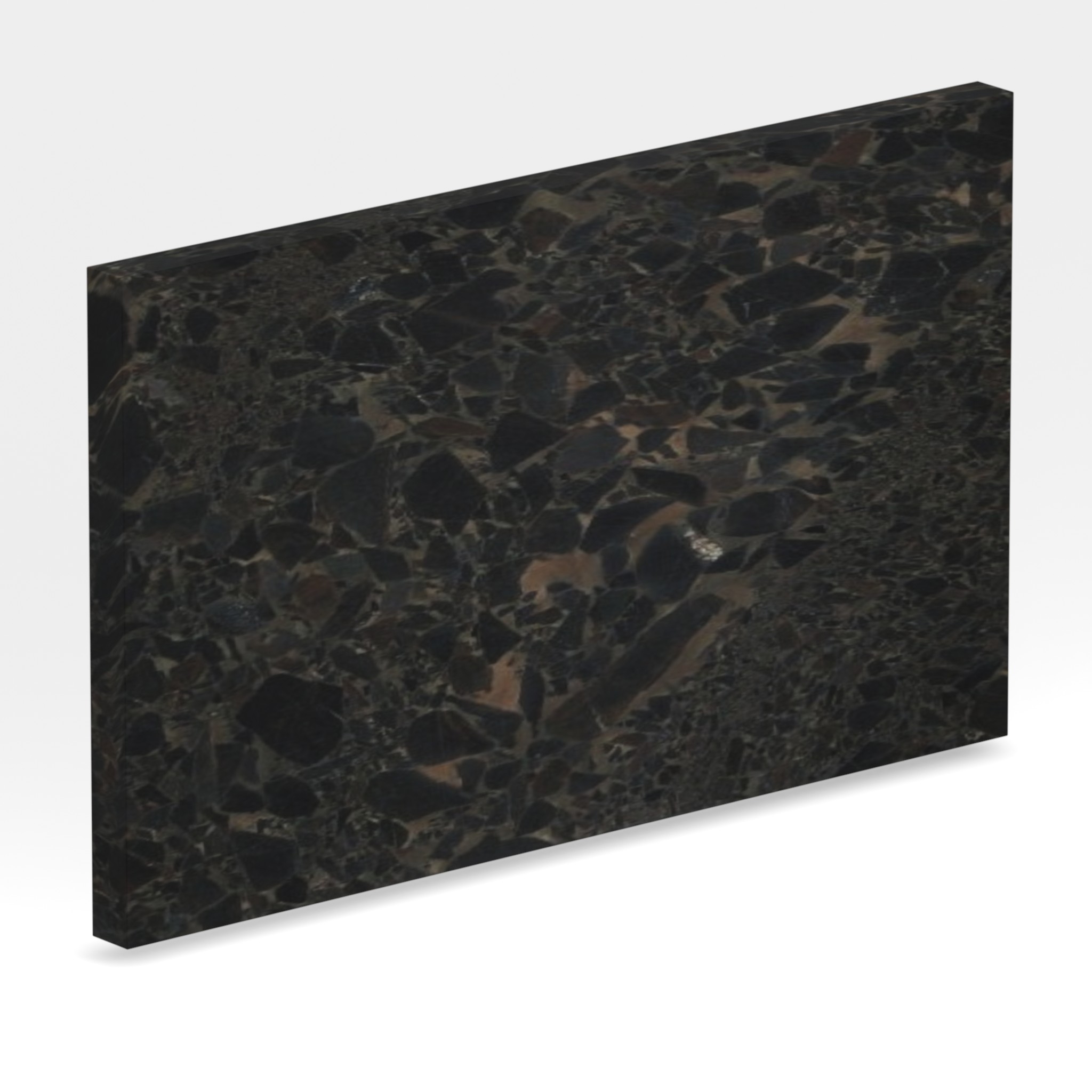 Rendu 3D de la tranche du coloris Black Beauty