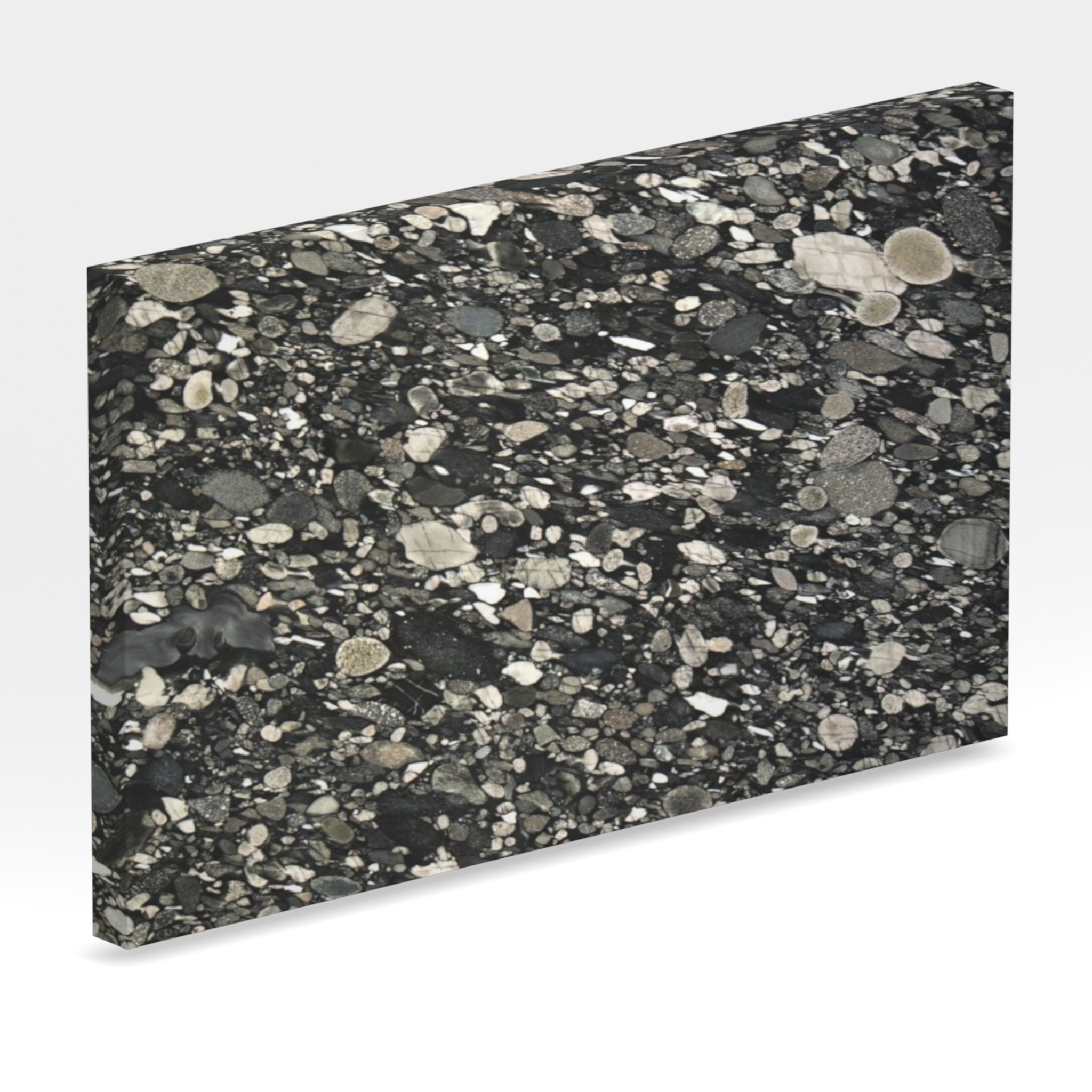 Rendu 3D de la tranche du coloris Marinace Black