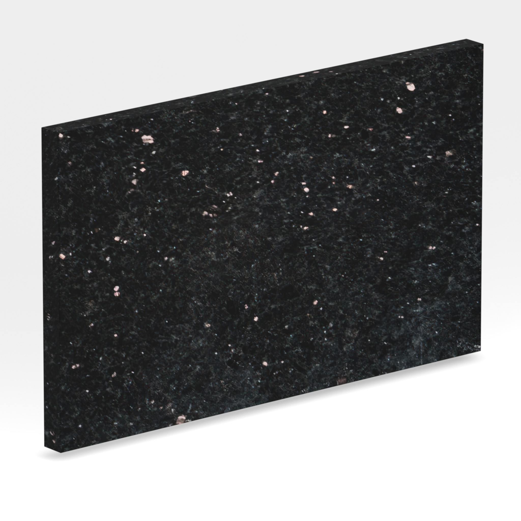 Rendu 3D de la tranche du coloris Noir Galaxy