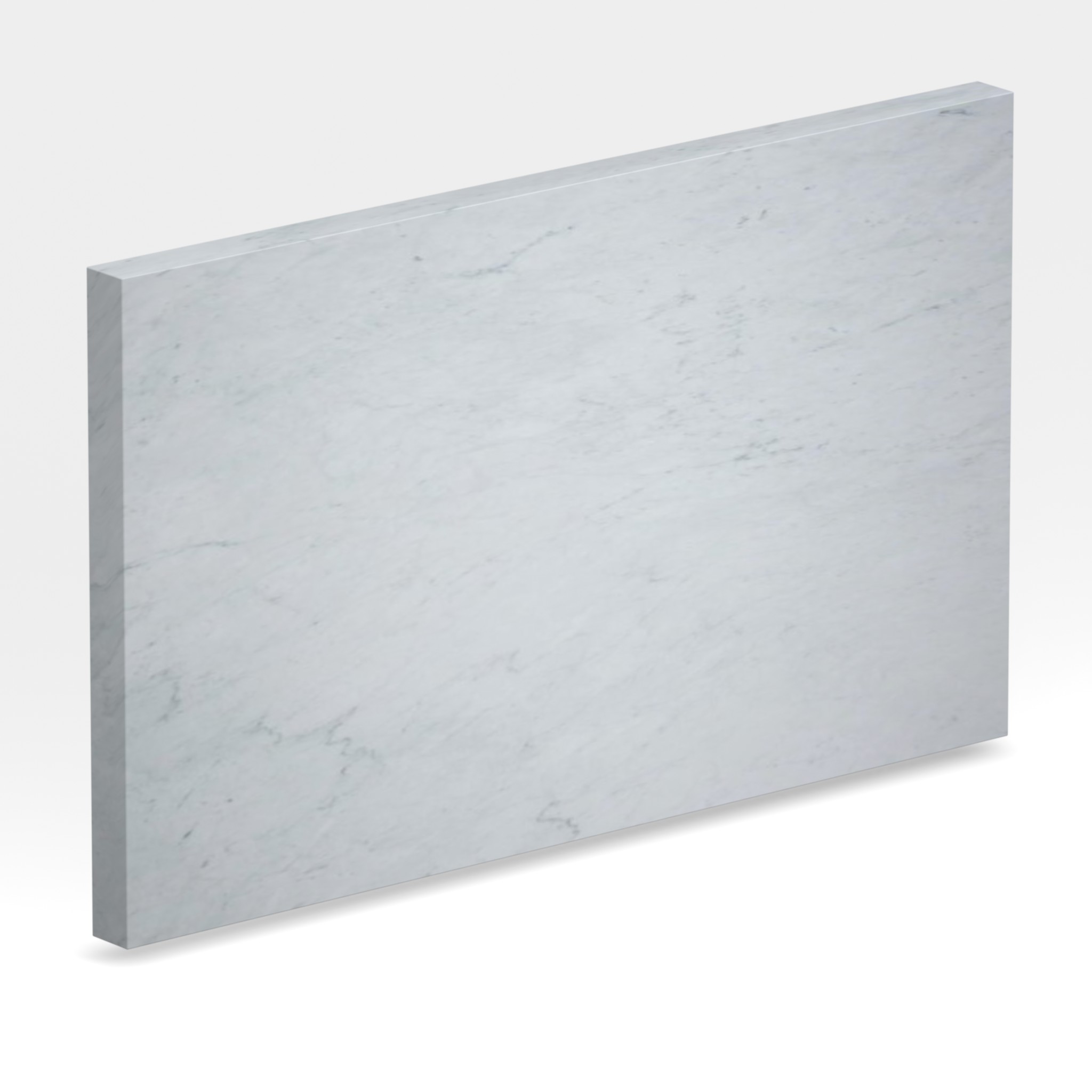 Rendu 3D de la tranche du coloris Blanc Carrara