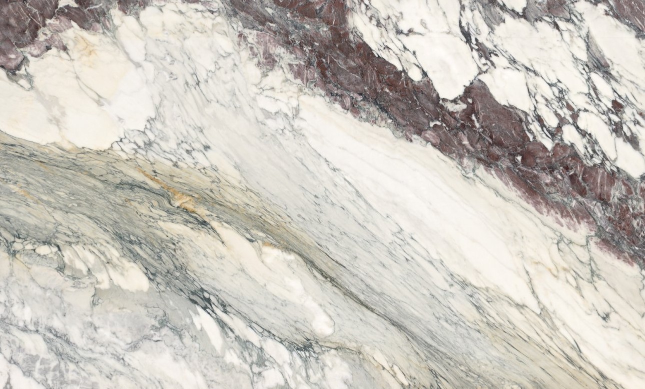 Épaisseur et finition de tranche du coloris Breccia Capraia