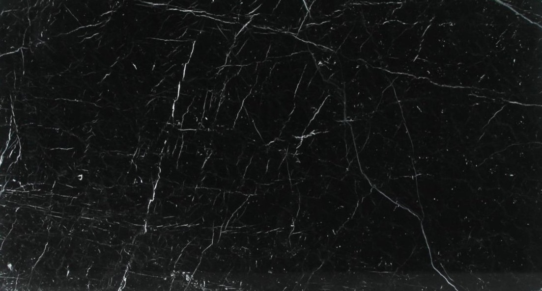 Épaisseur et finition de tranche du coloris Noir Marquina