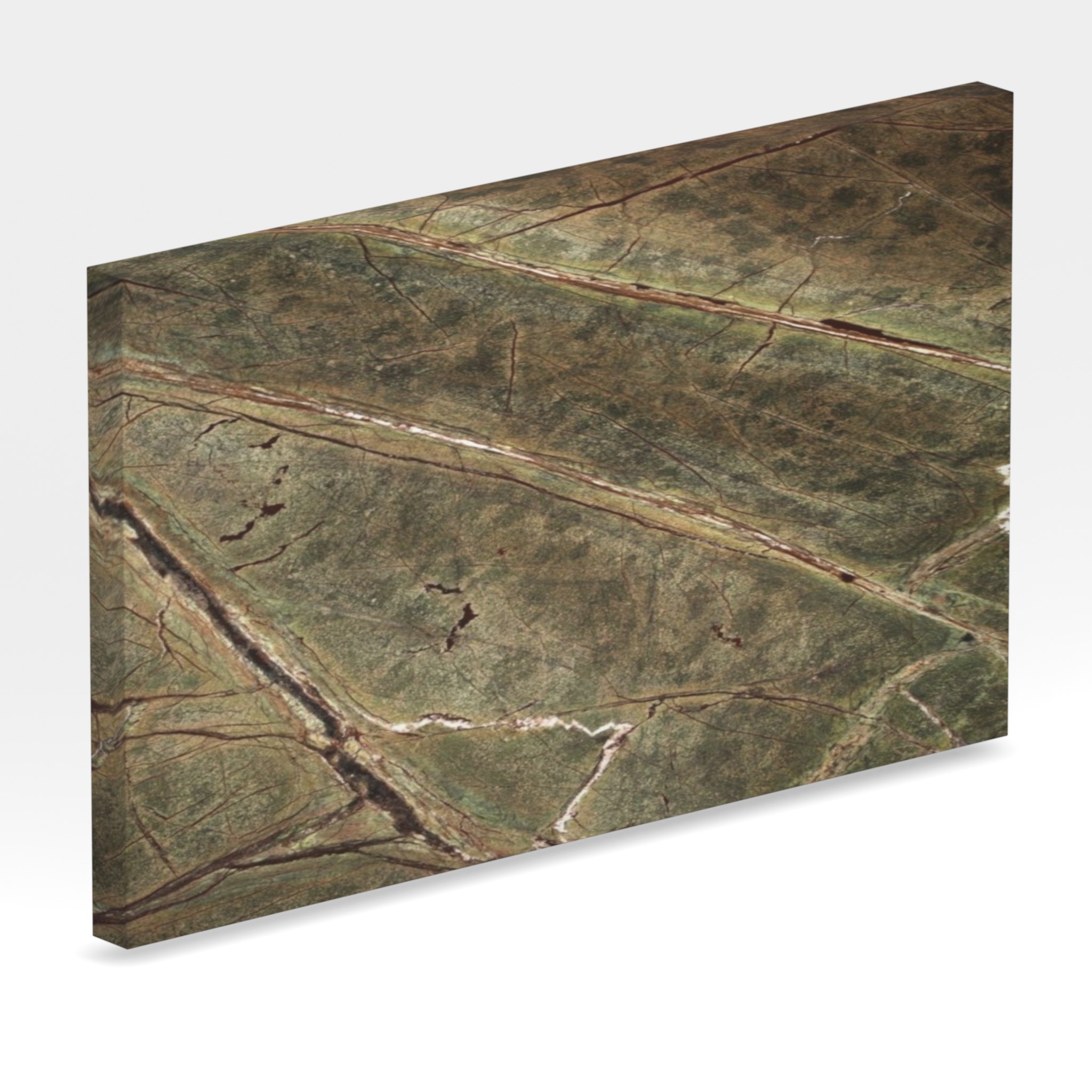 Rendu 3D de la tranche du coloris Rain Forest Green