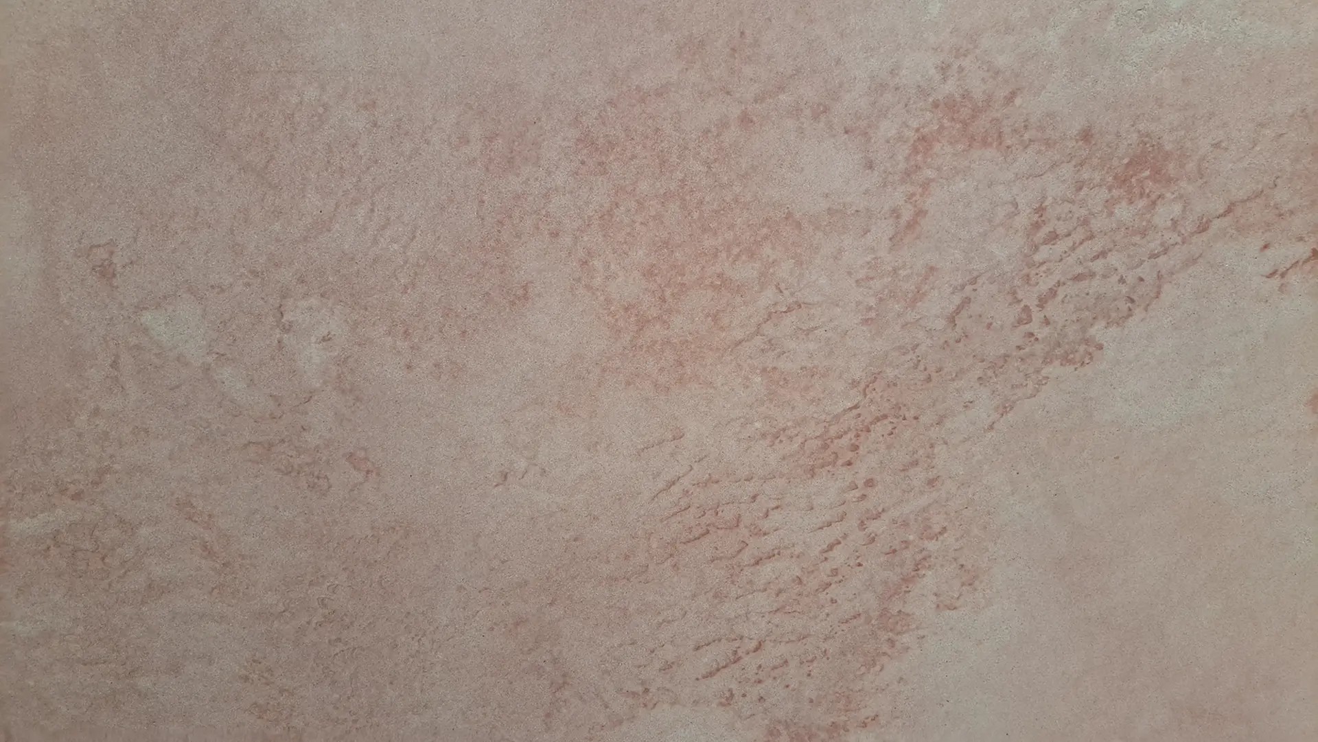 Épaisseur et finition de tranche du coloris Rosa Tea