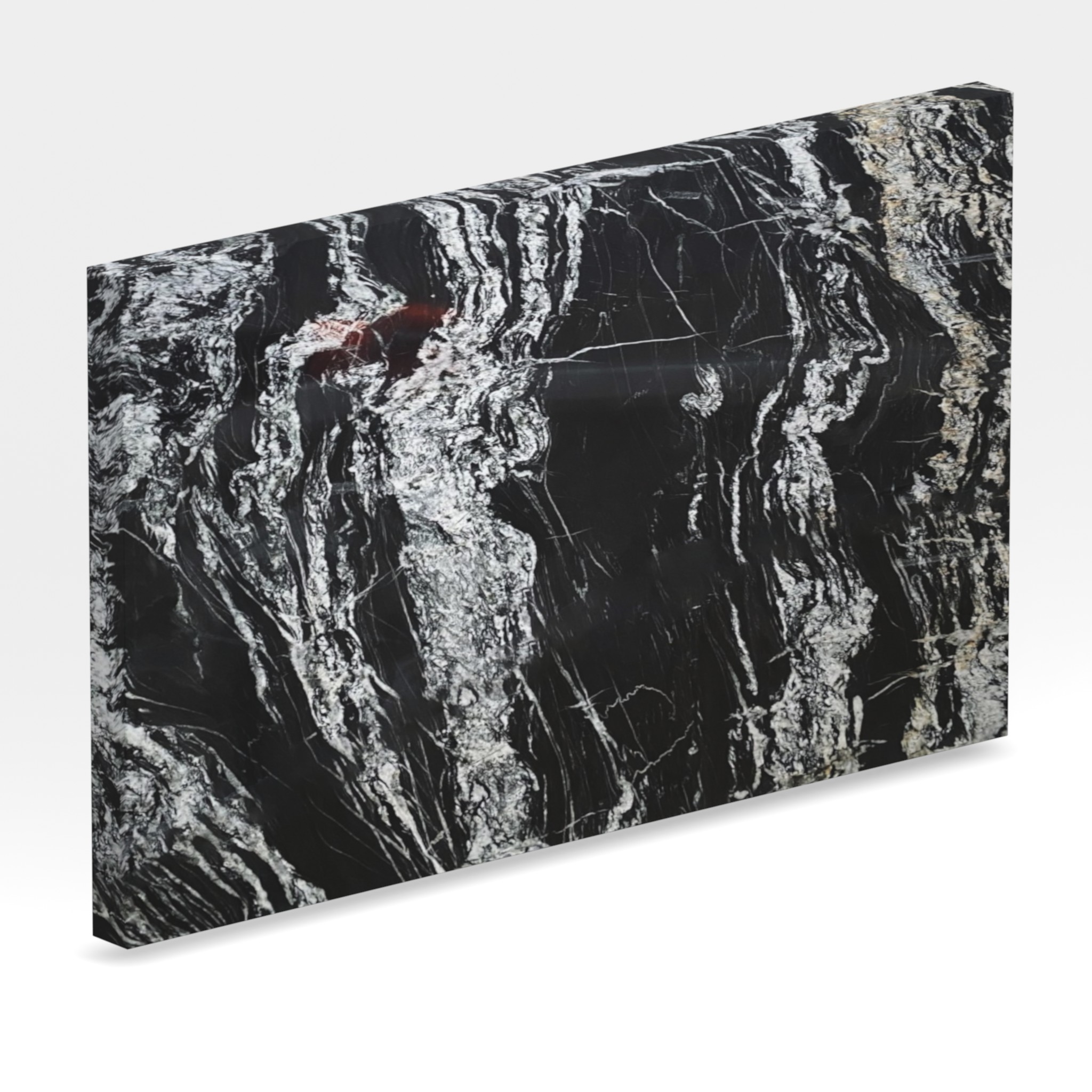 Rendu 3D de la tranche du coloris Electric Black