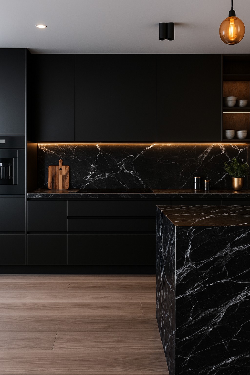 Réalisation n°2 du plan de travail Electric Black