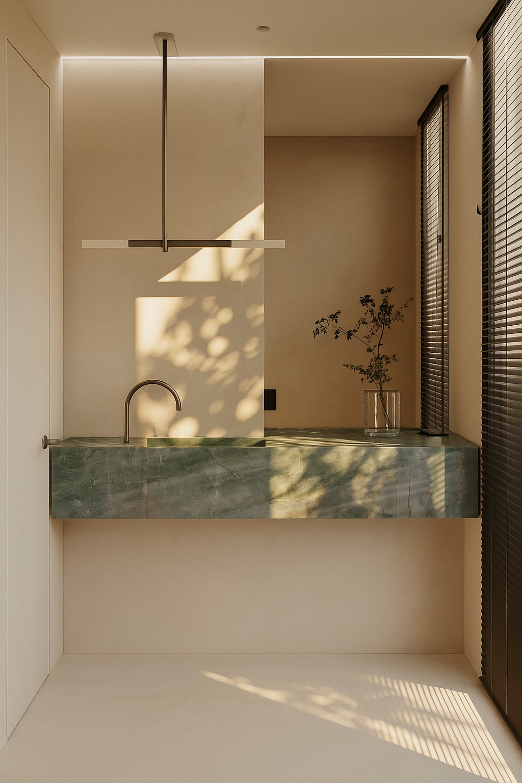 Réalisation n°1 du plan de travail Vert Menthol