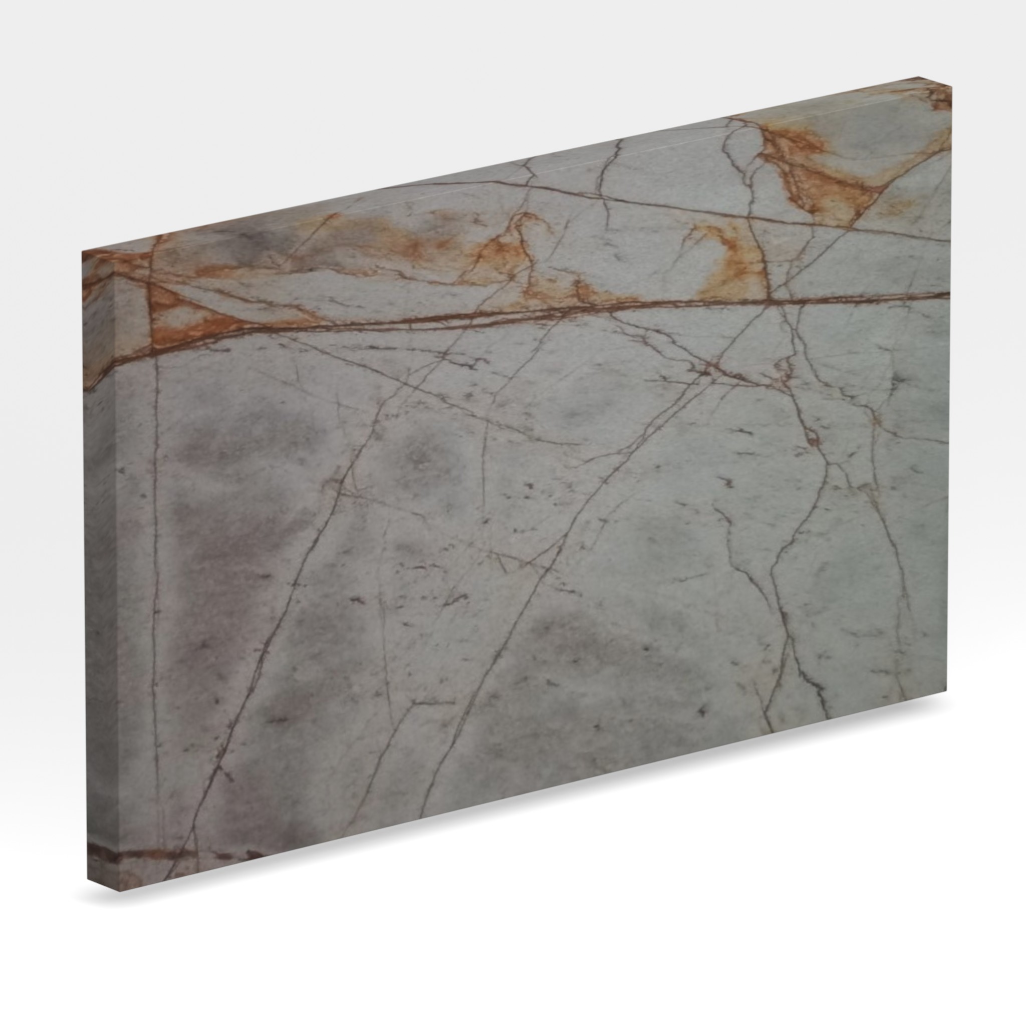Rendu 3D de la tranche du coloris Cristal Corten