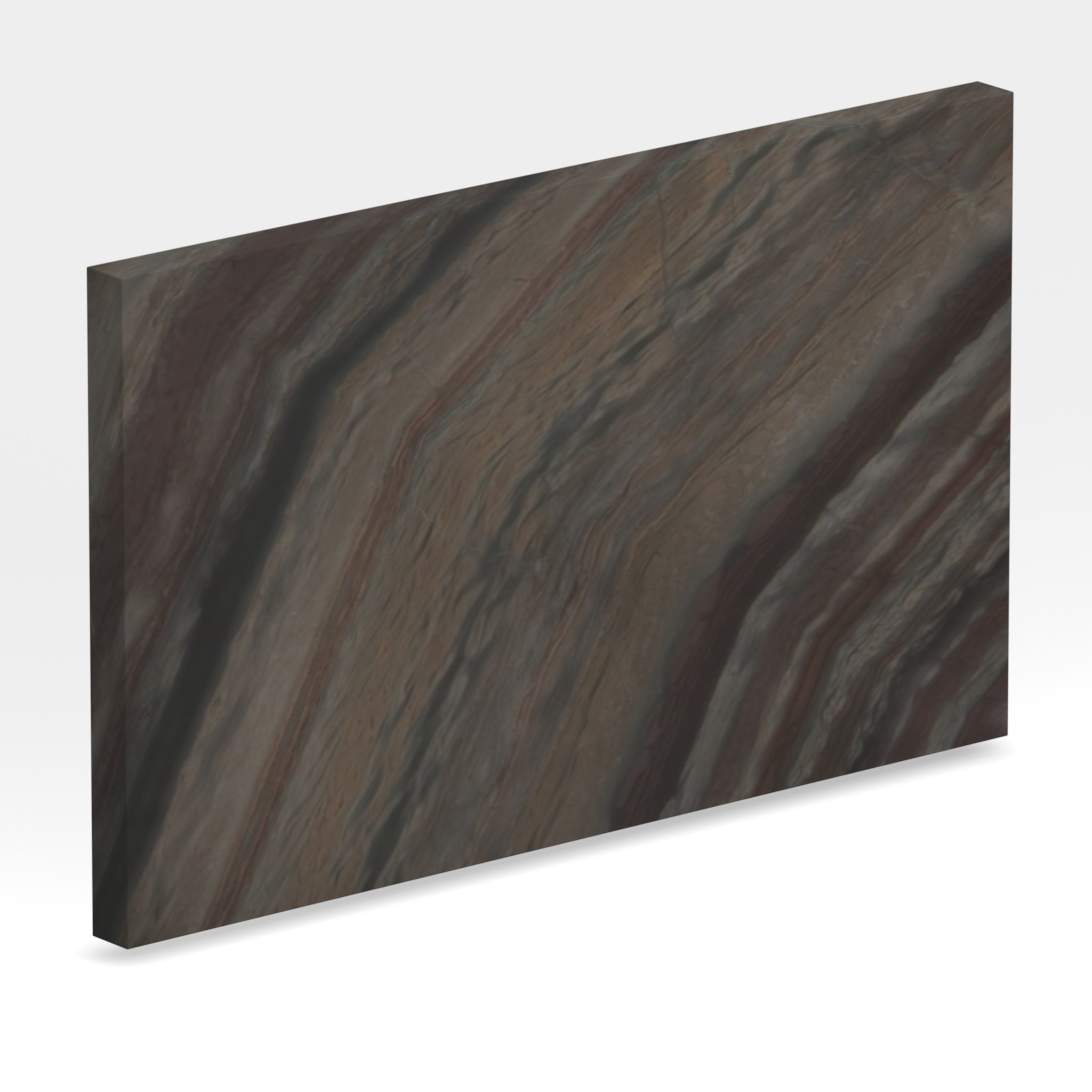 Rendu 3D de la tranche du coloris Elegant Brown