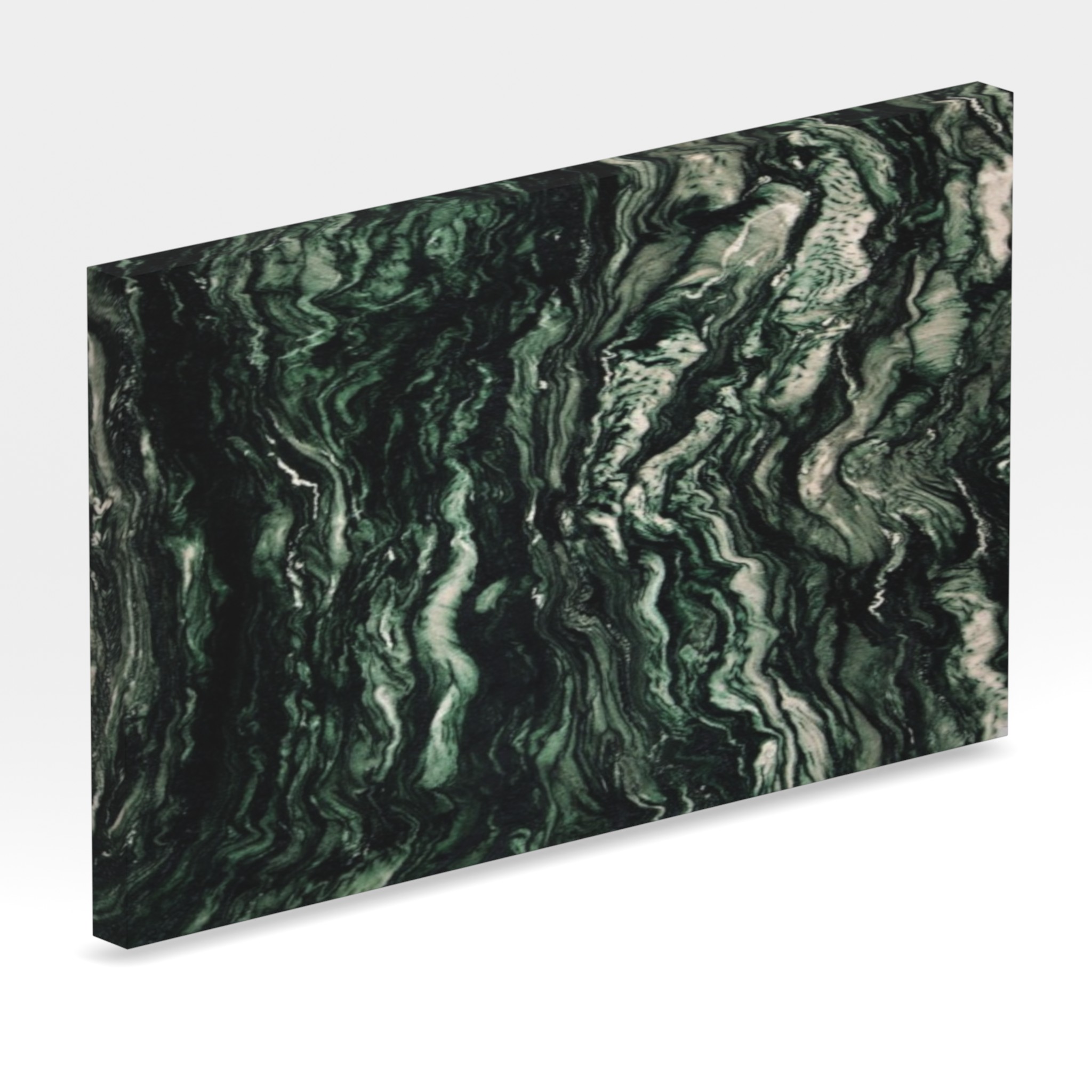 Rendu 3D de la tranche du coloris Verde Lapponia