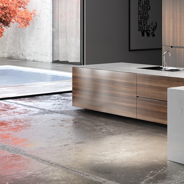 Réalisation n°2 du plan de travail Unique Arabescato