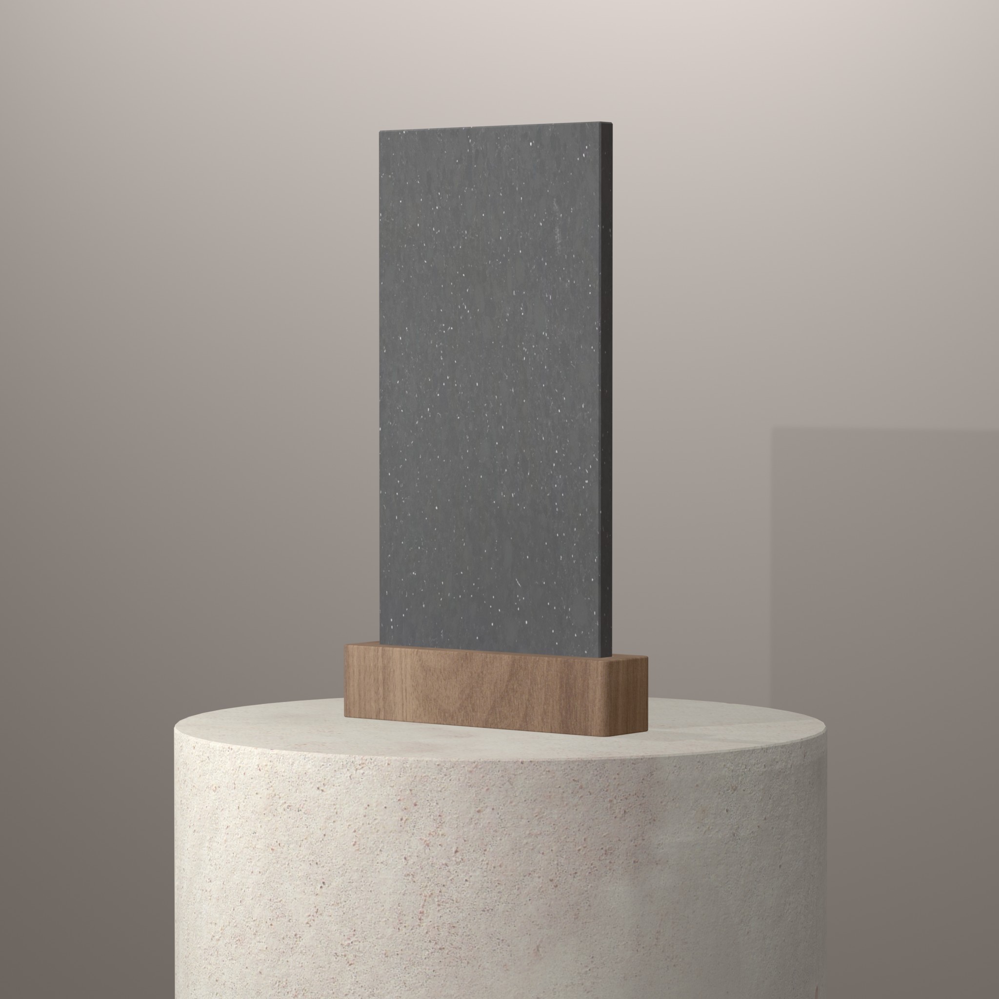 Rendu 3D du coloris FFROM 02 sur piédestal