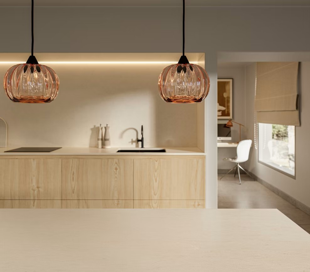 Réalisation n°1 du plan de travail Linen Cream